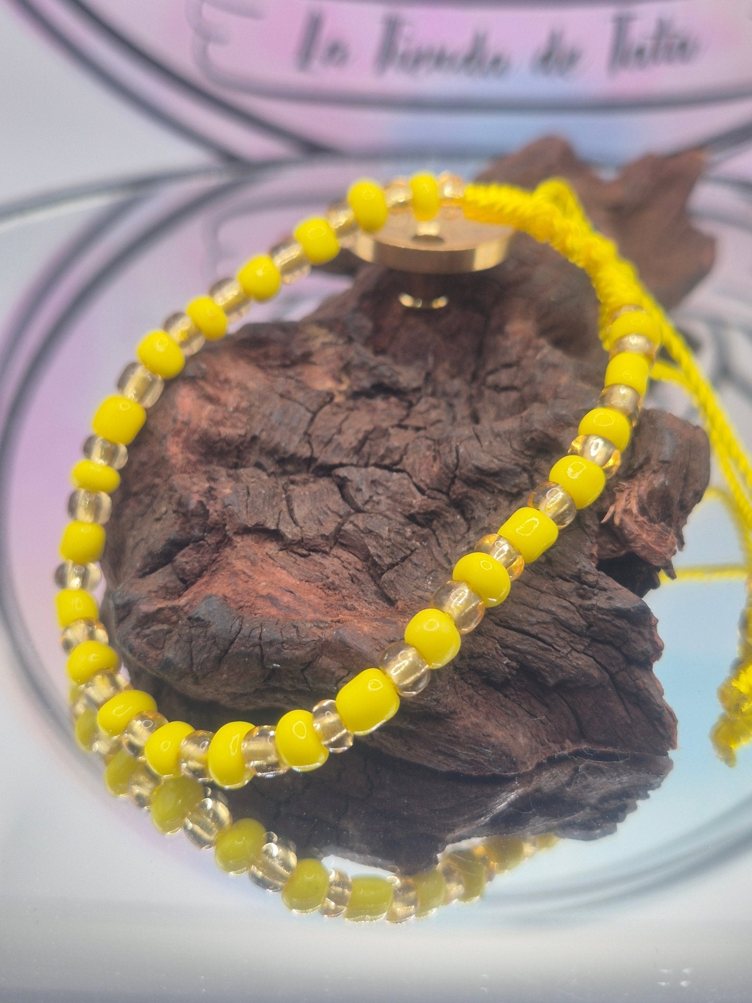 Pulsera de los Orishas - Oshun JoyeriamineralespulserasTienda esotérica Málaga - La Tienda de Tata Magic: tienda Esotérica en Málaga